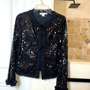 Woman sequins blazer size M